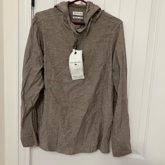 Project Raw men’s linen top - Picture 3 of 3